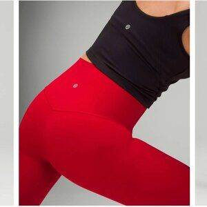 NWT Lululemon  Align HR Pant 25” Legging Size 4 Dark Red DKRD XMAS GIFT sold out